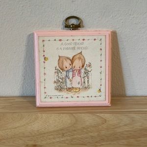 Vintage 1970’s Hallmark Precious Moments wall plaque
